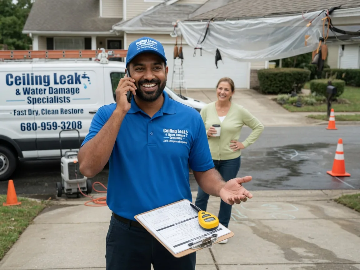 Ceiling Leak Cleanup Pinehill, NM FAQs